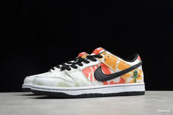 White Raygun SB Low BQ6832-101 Dunk Nike Tie-Dye 1105